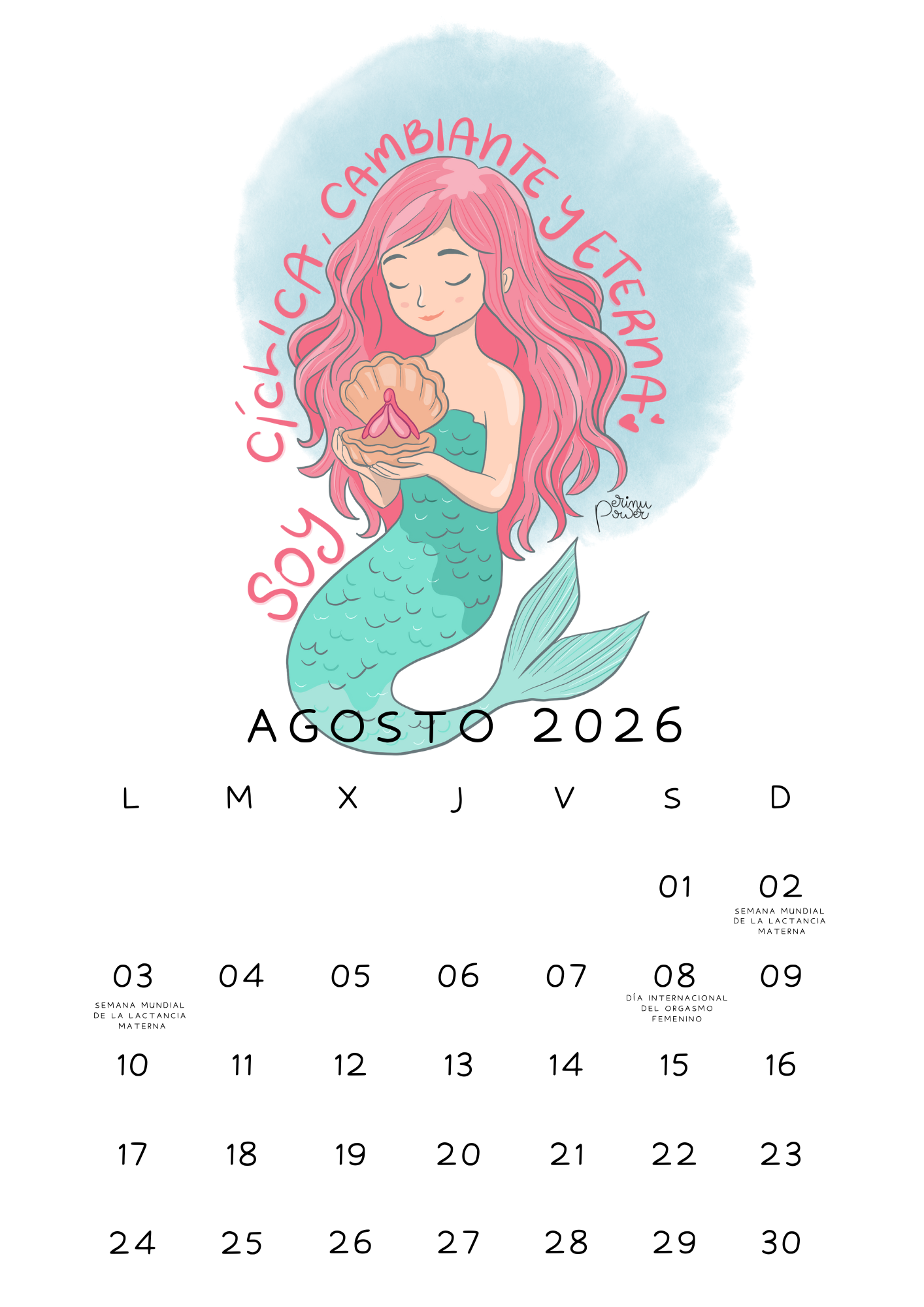 Calendario de pared 2026 - Imagen 4